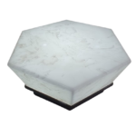 White Onyx Coffee Table Hexagonal