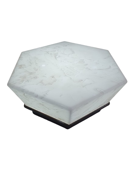 White Onyx Coffee Table Hexagonal